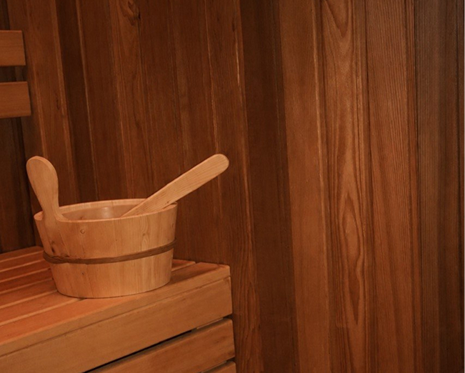 Sauna interior